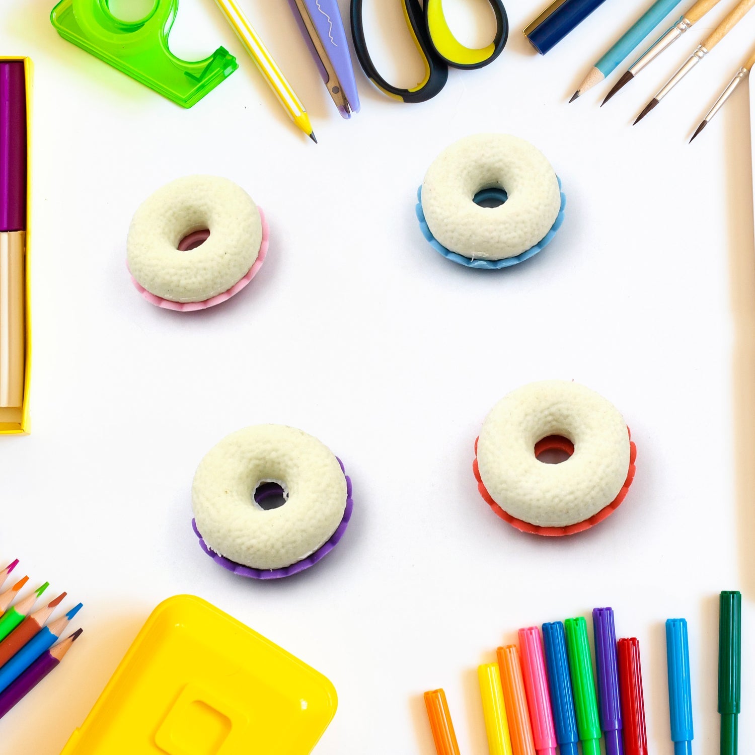 Donut Eraser for Girls & Boys / Eraser for School B'Day Return Gift Party Doughnut Lollipop Ice Cream Theme Shape Erasers Pencils Set for Kids Educational Stationary kit, School Supplies (1 Set 4 Pc) Donut Eraser for Girls & Boys / Eraser for School B'Day Return Gift Party Doughnut Lollipop Ice Cream Theme Shape Erasers Pencils Set for Kids Educational Stationary kit, School Supplies (1 Set 4 Pc)